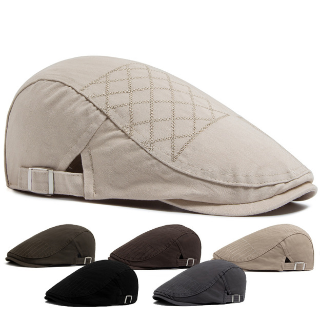 Buck | Embroidered flat cap