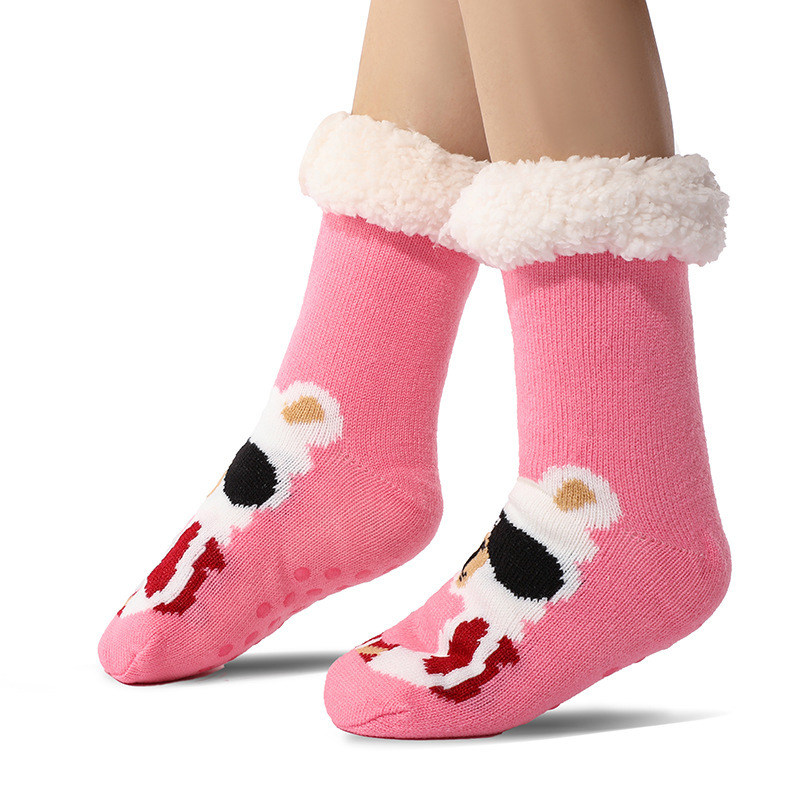 🔥Early Christmas SALE🔥Ultra-thick Cashmere Slipper Home Socks-new animal