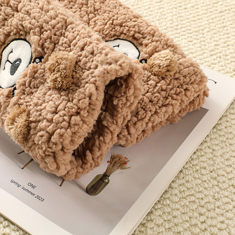 🔥Early Christmas SALE🔥Ultra-thick Cashmere Slipper Home Socks-Bear