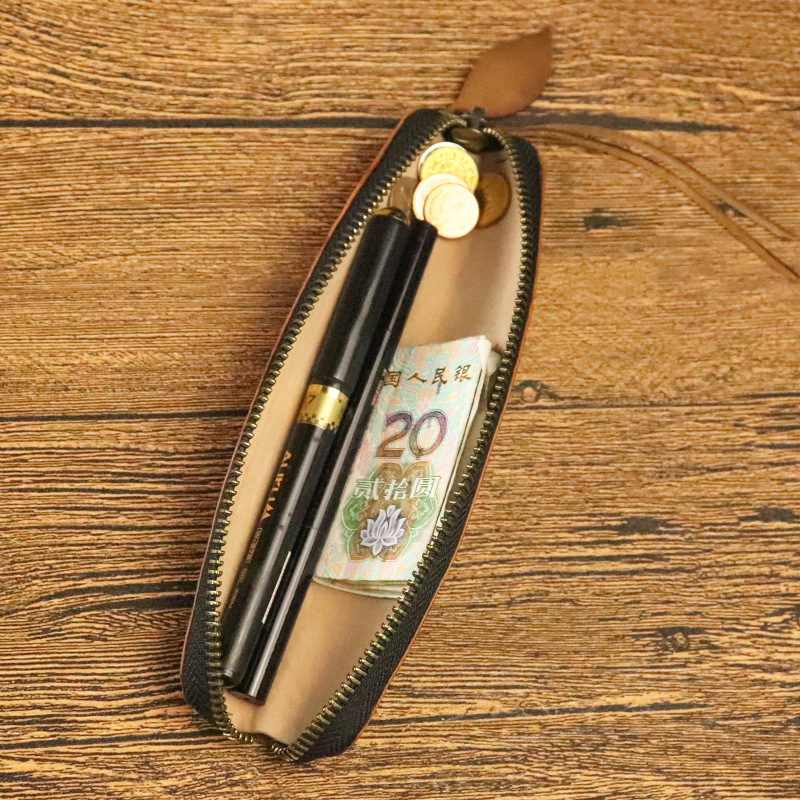 Original new handmade retro pencil case beauty storage bag