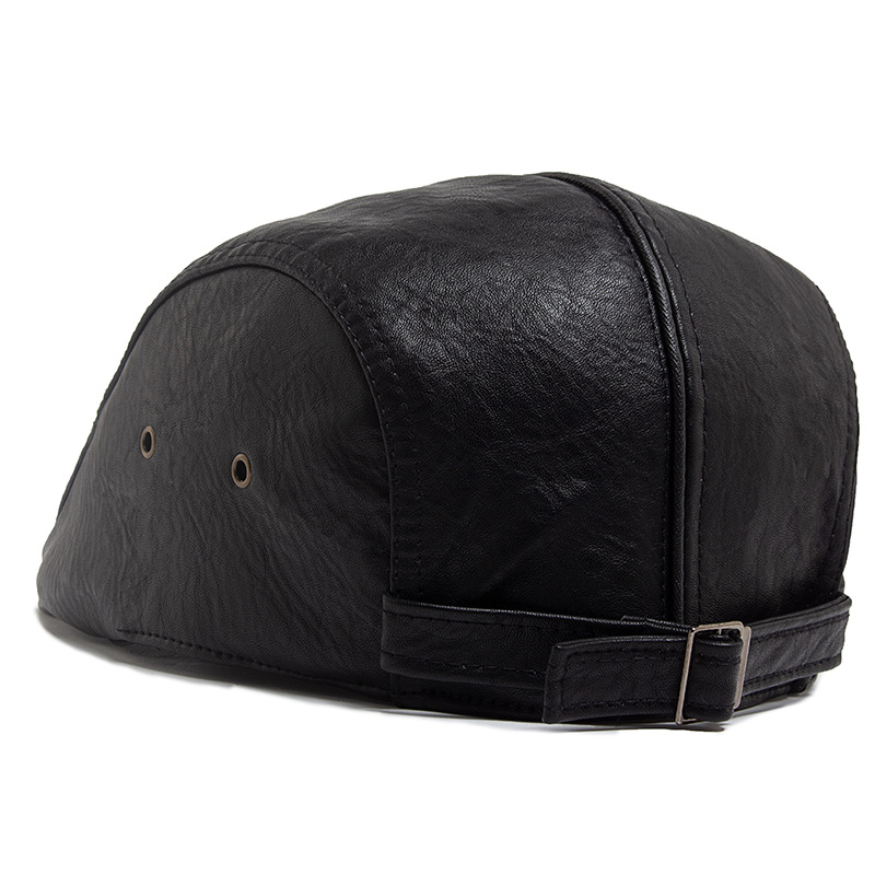 BLACKTOP | Soft leather flat cap