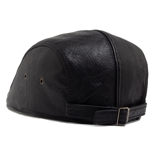 BLACKTOP | Soft leather flat cap