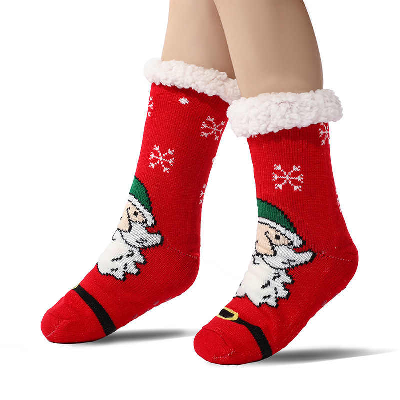 🔥Early Christmas SALE🔥Ultra-thick Cashmere Slipper Home Socks-christmas 2