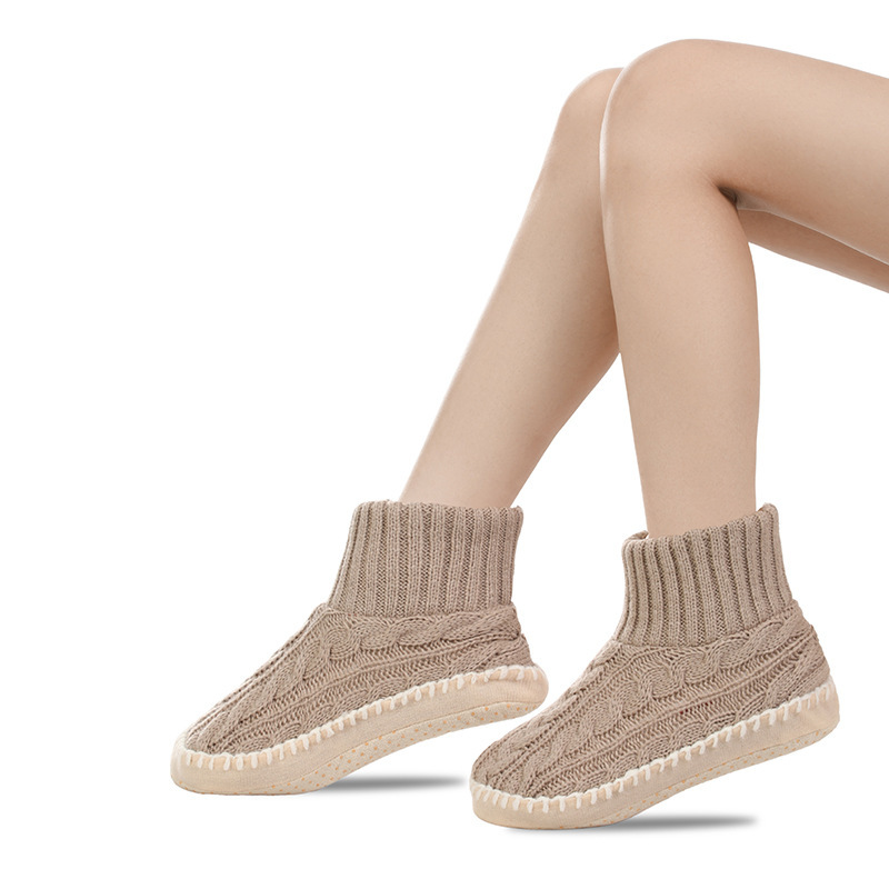 🔥Early Christmas SALE🔥Ultra-thick Cashmere Slipper Home Socks-Middle