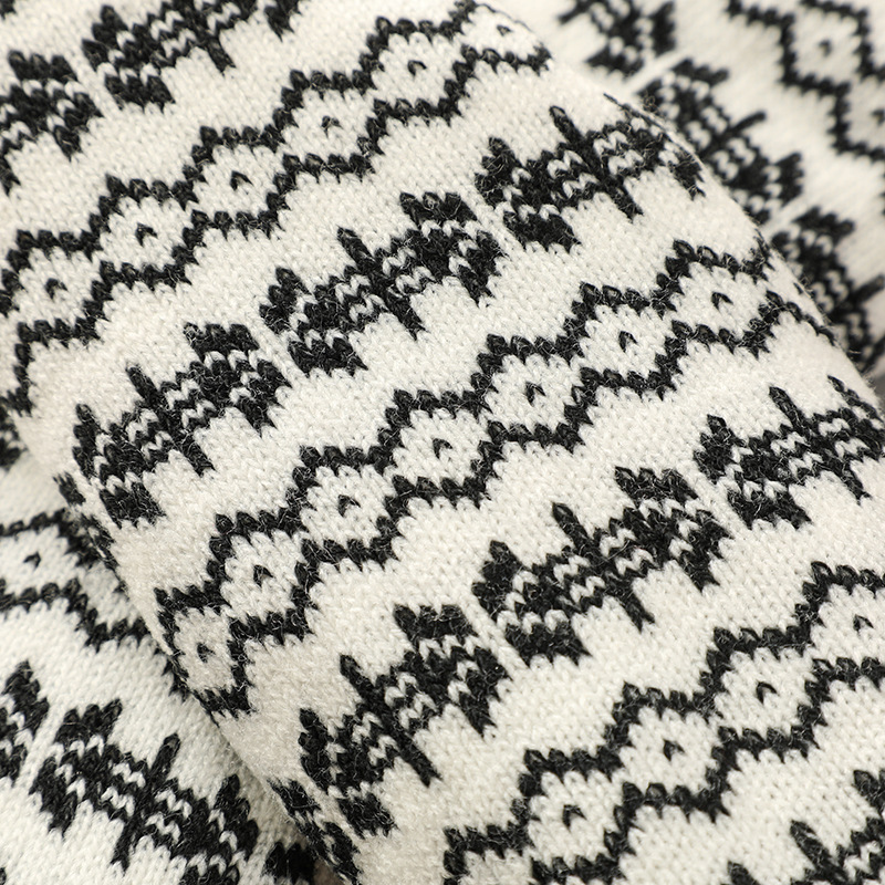 🔥Early Christmas SALE🔥Ultra-thick Cashmere Slipper Home Socks-Snowflake Stripes