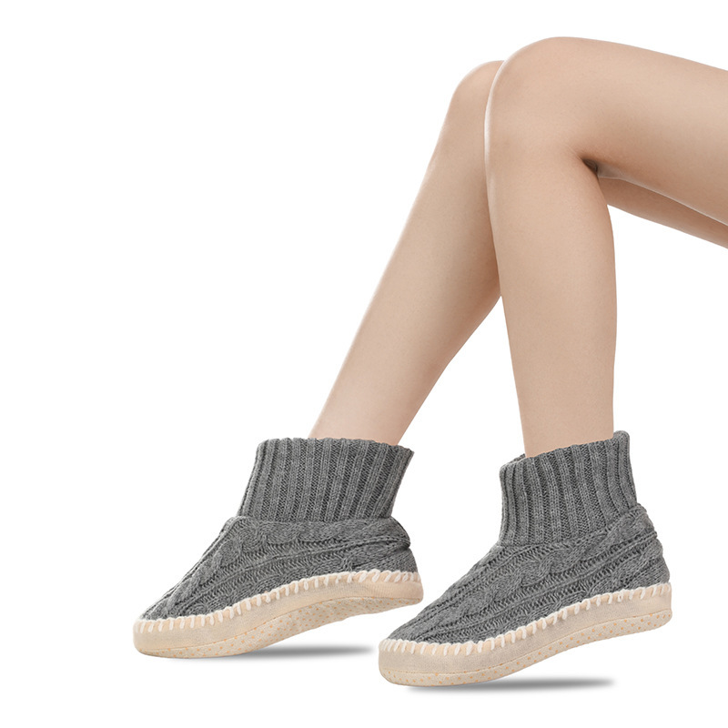 🔥Early Christmas SALE🔥Ultra-thick Cashmere Slipper Home Socks-Middle