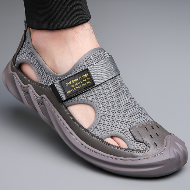 Men's Breathable Velcro Sandals for Summer
