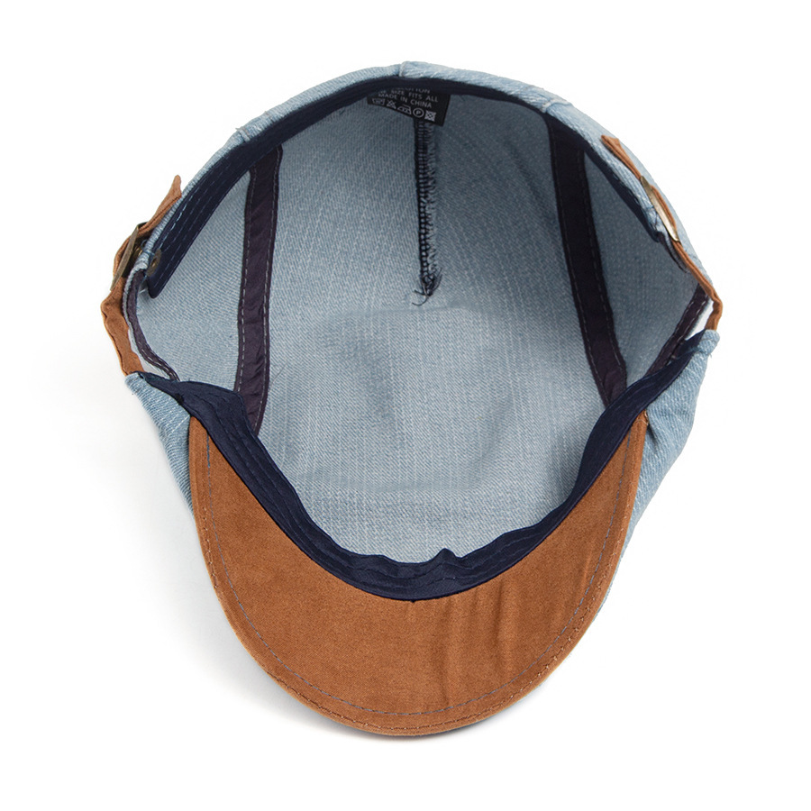 Albert | Denim flat cap