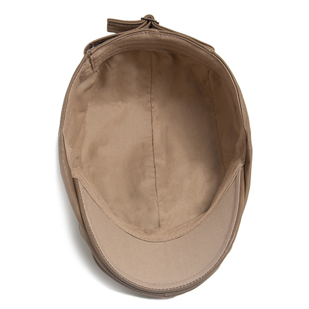 BLACKTOP | Soft leather flat cap