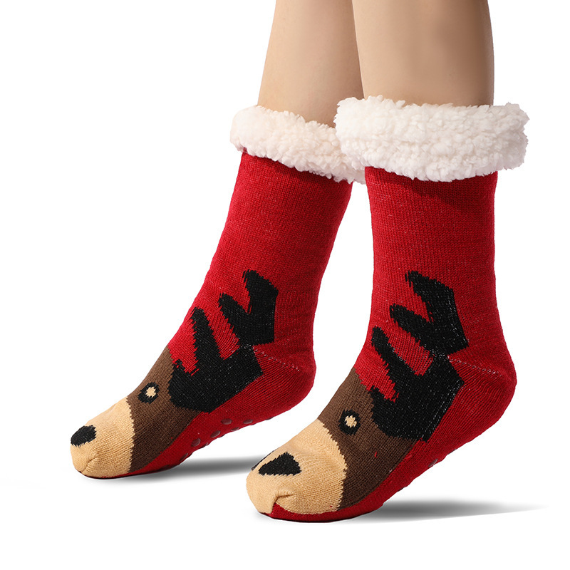 🔥Early Christmas SALE🔥Ultra-thick Cashmere Slipper Home Socks-new christmas