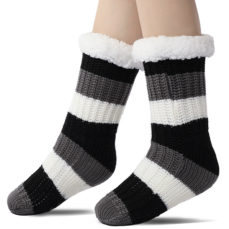 🔥Early Christmas SALE🔥Ultra-thick Cashmere Slipper Home Socks-Color Levels