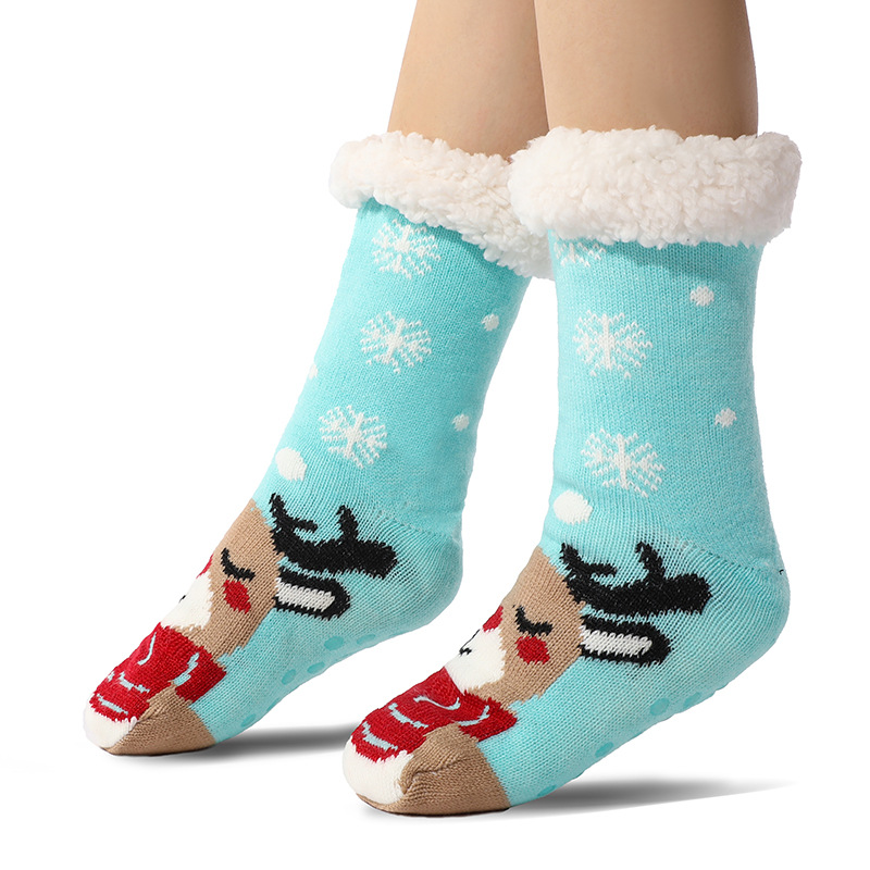 🔥Early Christmas SALE🔥Ultra-thick Cashmere Slipper Home Socks-new christmas