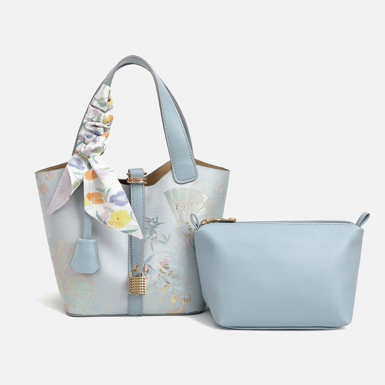 New women's cowhide bag with cheongsam Hanfu style shoulder bag