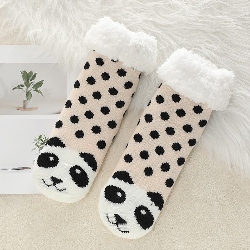 🔥Early Christmas SALE🔥Ultra-thick Cashmere Slipper Home Socks-animal