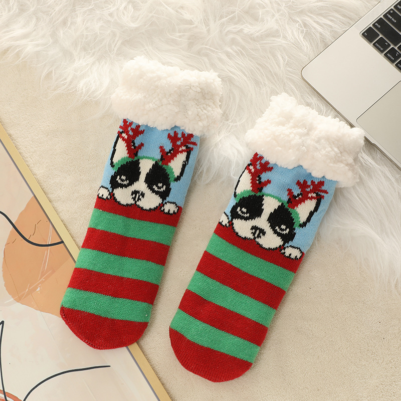🔥Early Christmas SALE🔥Ultra-thick Cashmere Slipper Home Socks-new christmas