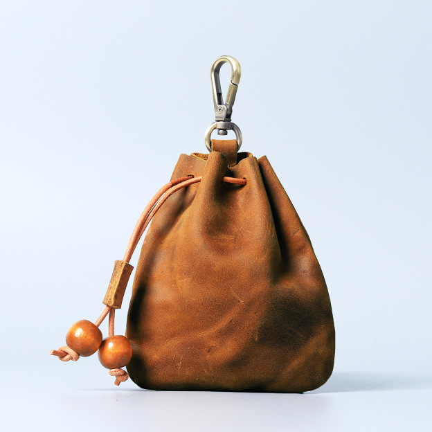 Handmade genuine leather coin purse