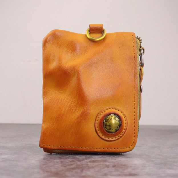 New vintage cowhide wallet coin purse