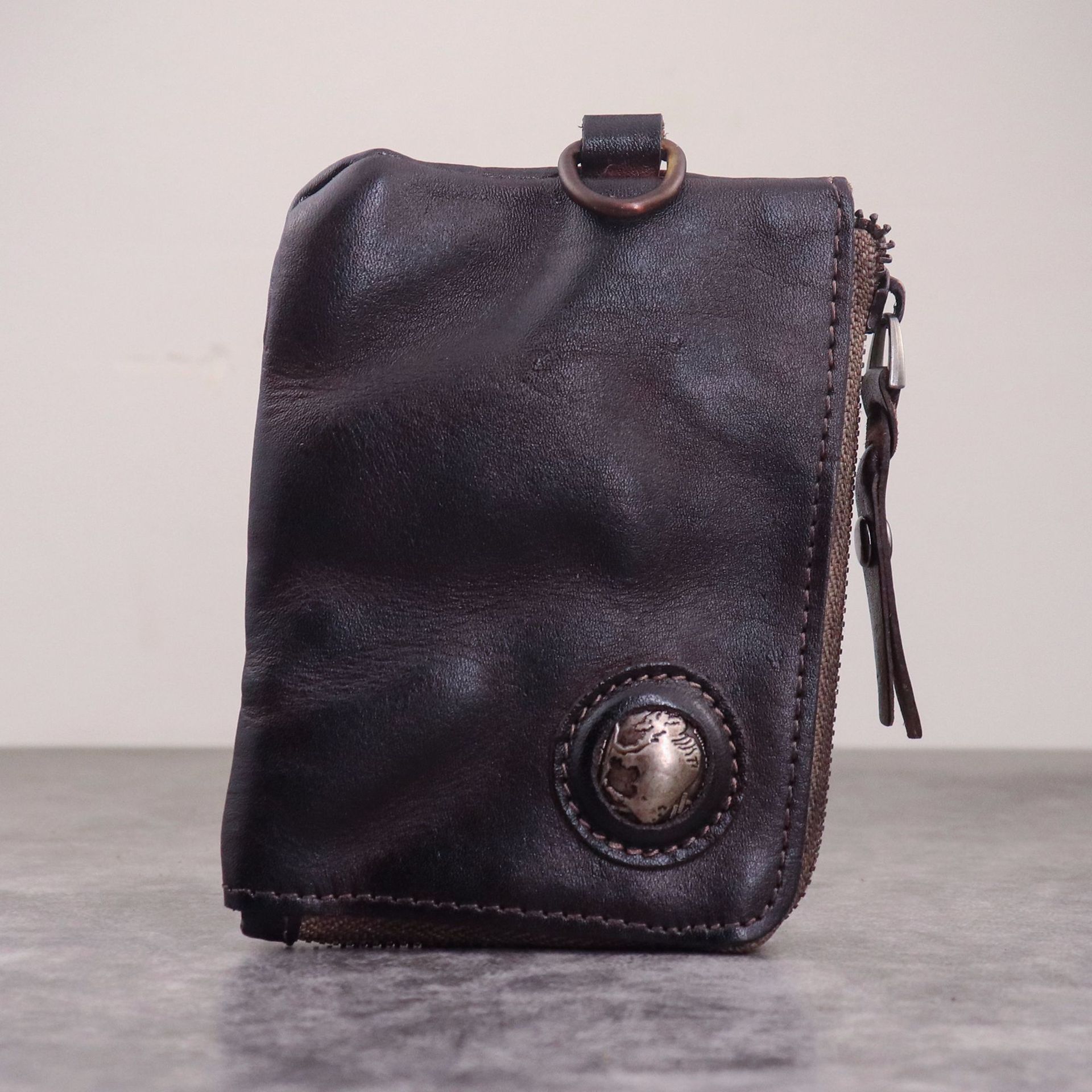 New vintage cowhide wallet coin purse