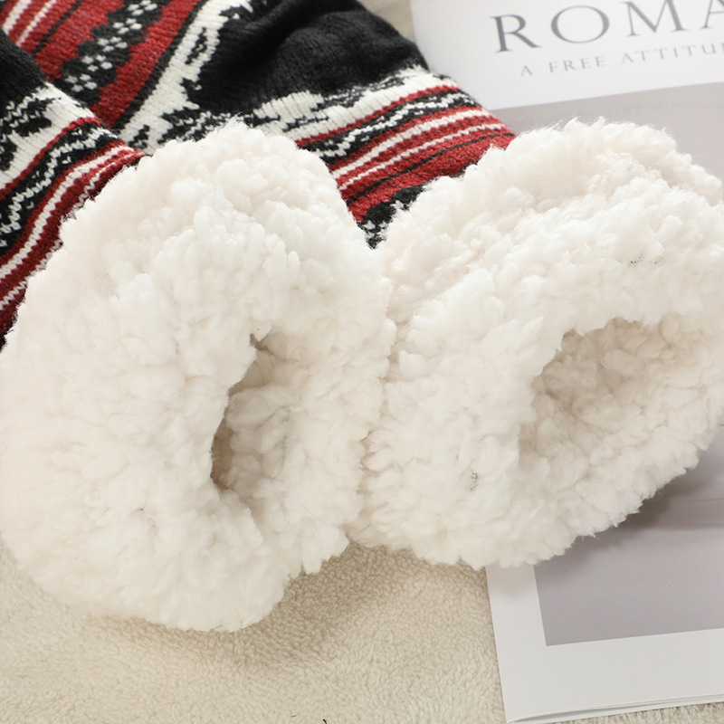 🔥Early Christmas SALE🔥Ultra-thick Cashmere Slipper Home Socks-snowflake