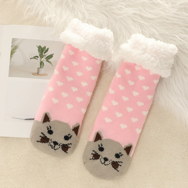 🔥Early Christmas SALE🔥Ultra-thick Cashmere Slipper Home Socks-animal