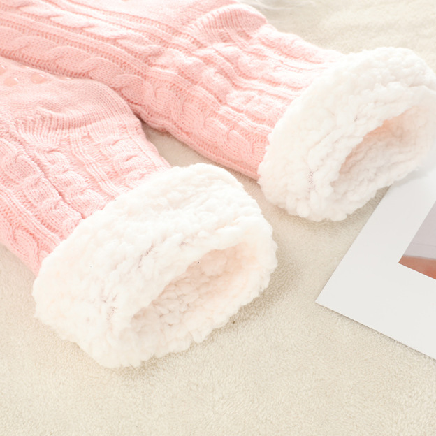 🔥Early Christmas SALE🔥Ultra-thick Cashmere Slipper Home Socks-stripe