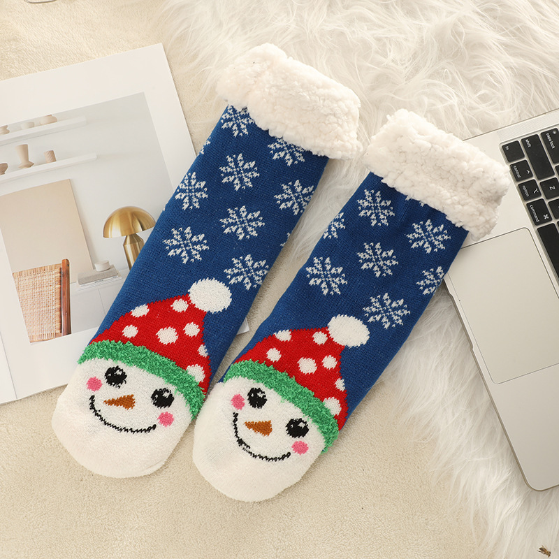 🔥Early Christmas SALE🔥Ultra-thick Cashmere Slipper Home Socks-christmas 2