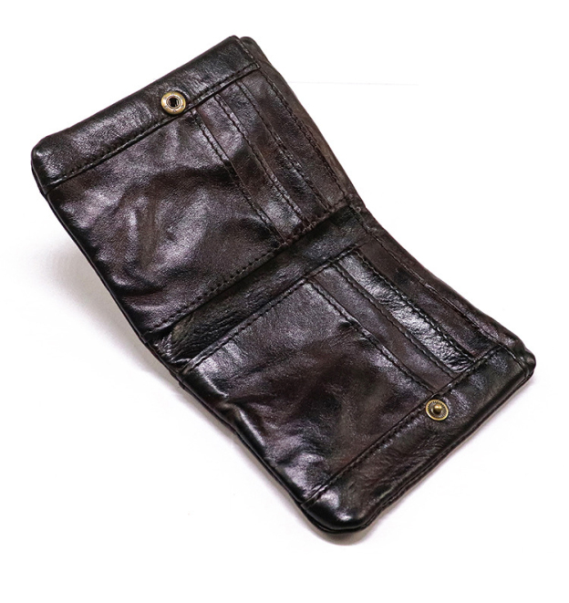 Handmade cowhide wallet vintage wallet