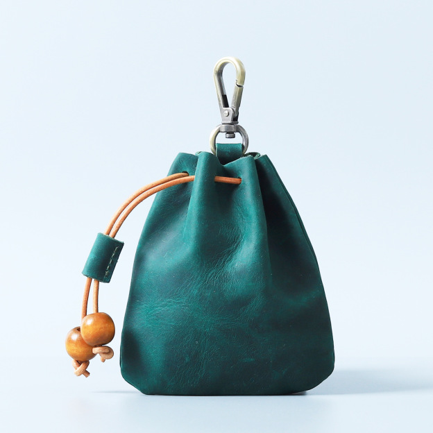 Handmade genuine leather coin purse