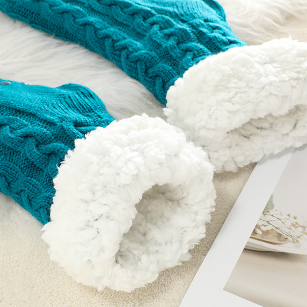 🔥Early Christmas SALE🔥Ultra-thick Cashmere Slipper Home Socks-Solid color