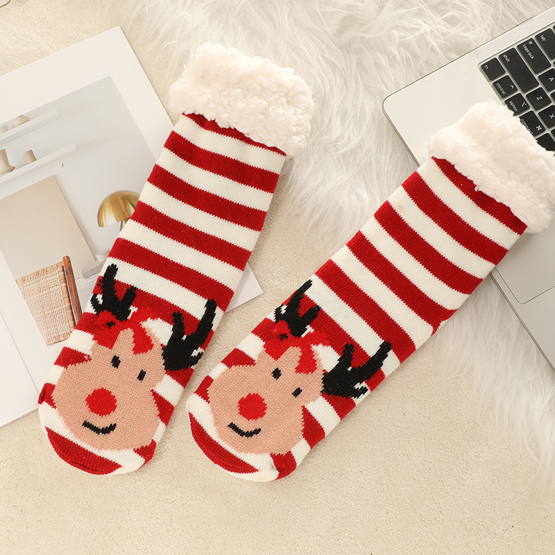 🔥Early Christmas SALE🔥Ultra-thick Cashmere Slipper Home Socks-christmas 2