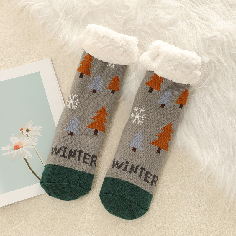 🔥Early Christmas SALE🔥Ultra-thick Cashmere Slipper Home Socks