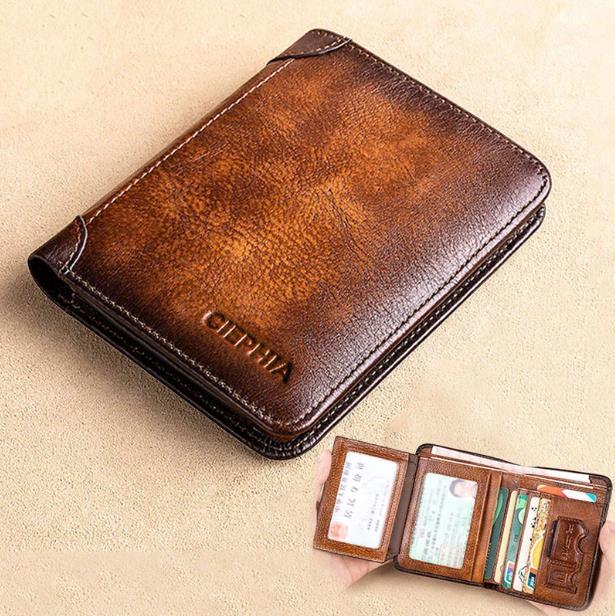 💰Multi-functional RFID Blocking Durable Genuine Leather Wallet🎁