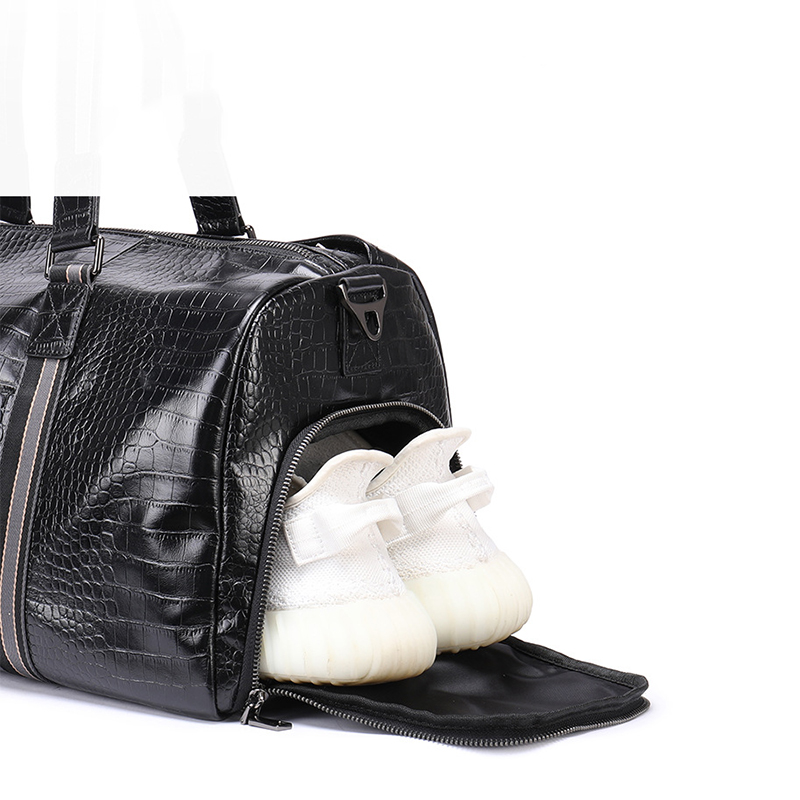 Men's Travel Cowhide Top Layer Fitness Bag
