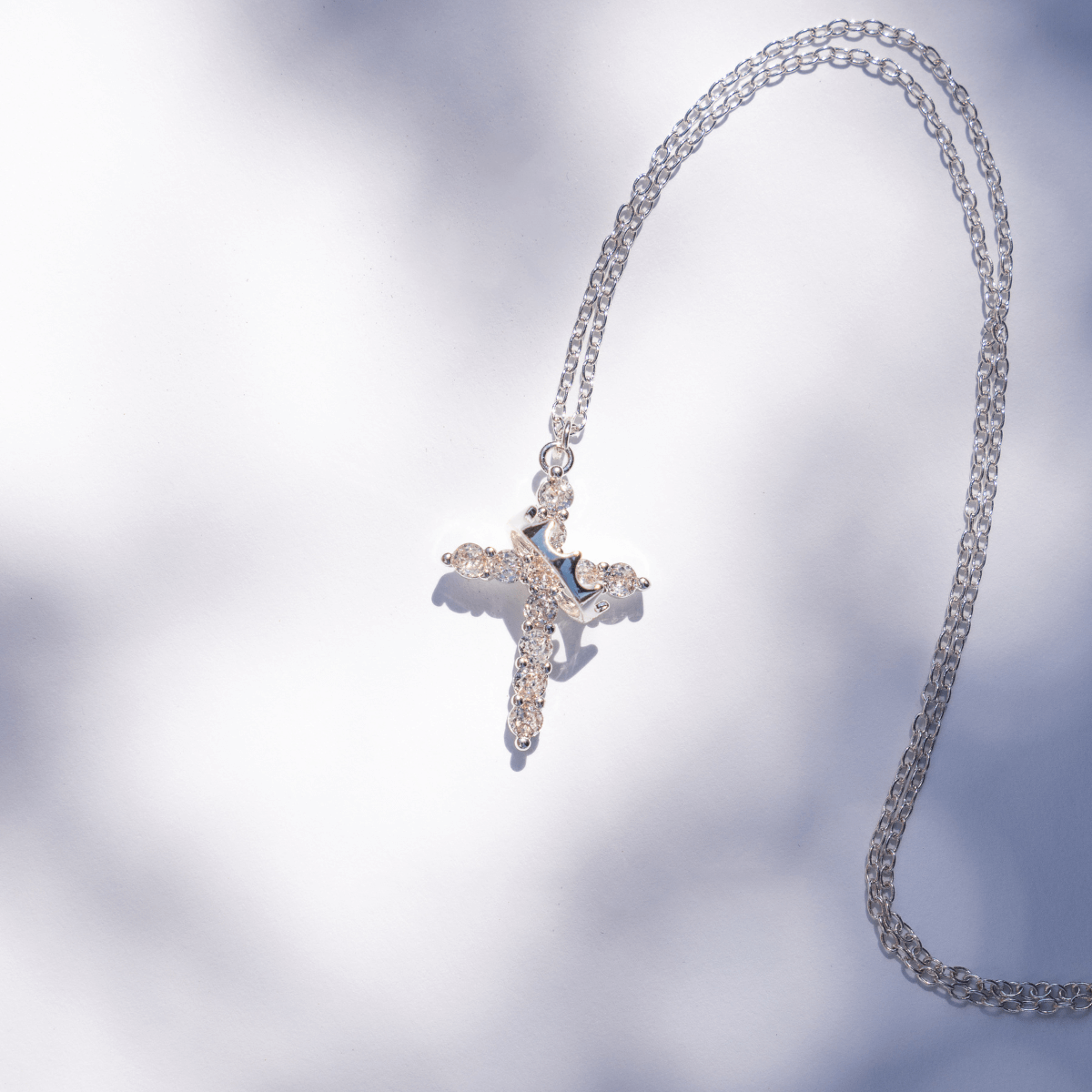 Crown Cross Faith Necklace