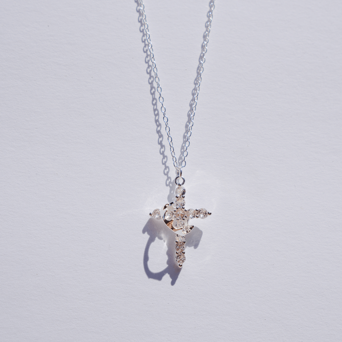 Crown Cross Faith Necklace