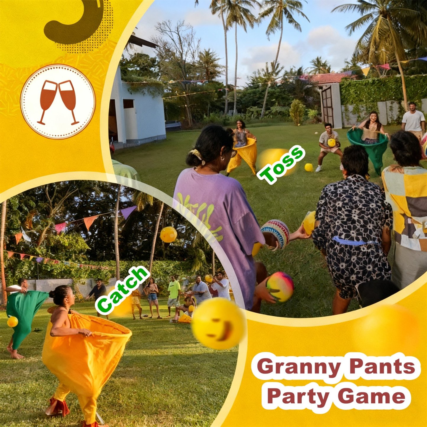 🔥Granny Pants Ball Game – The Ultimate Family Game for Holiday Gatherings