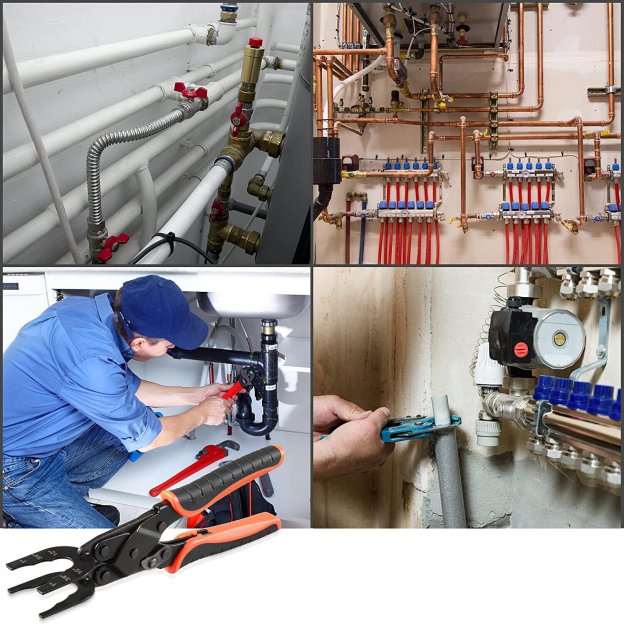 🔧 Push Fit Disconnect Tong Tool-1/2" • 3/4" • 1" Multi-Size Plumbing Disconnect Pliers