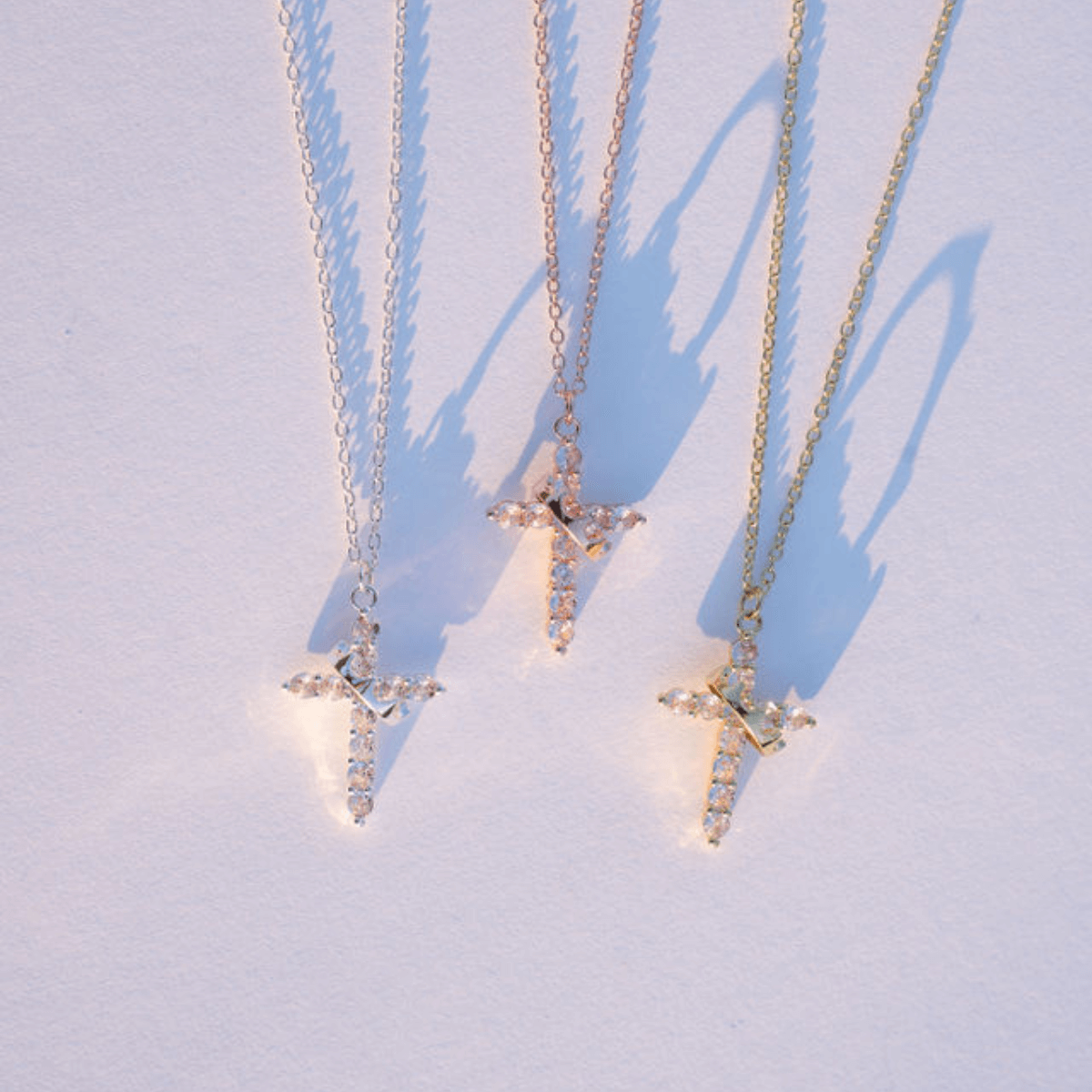 Crown Cross Faith Necklace