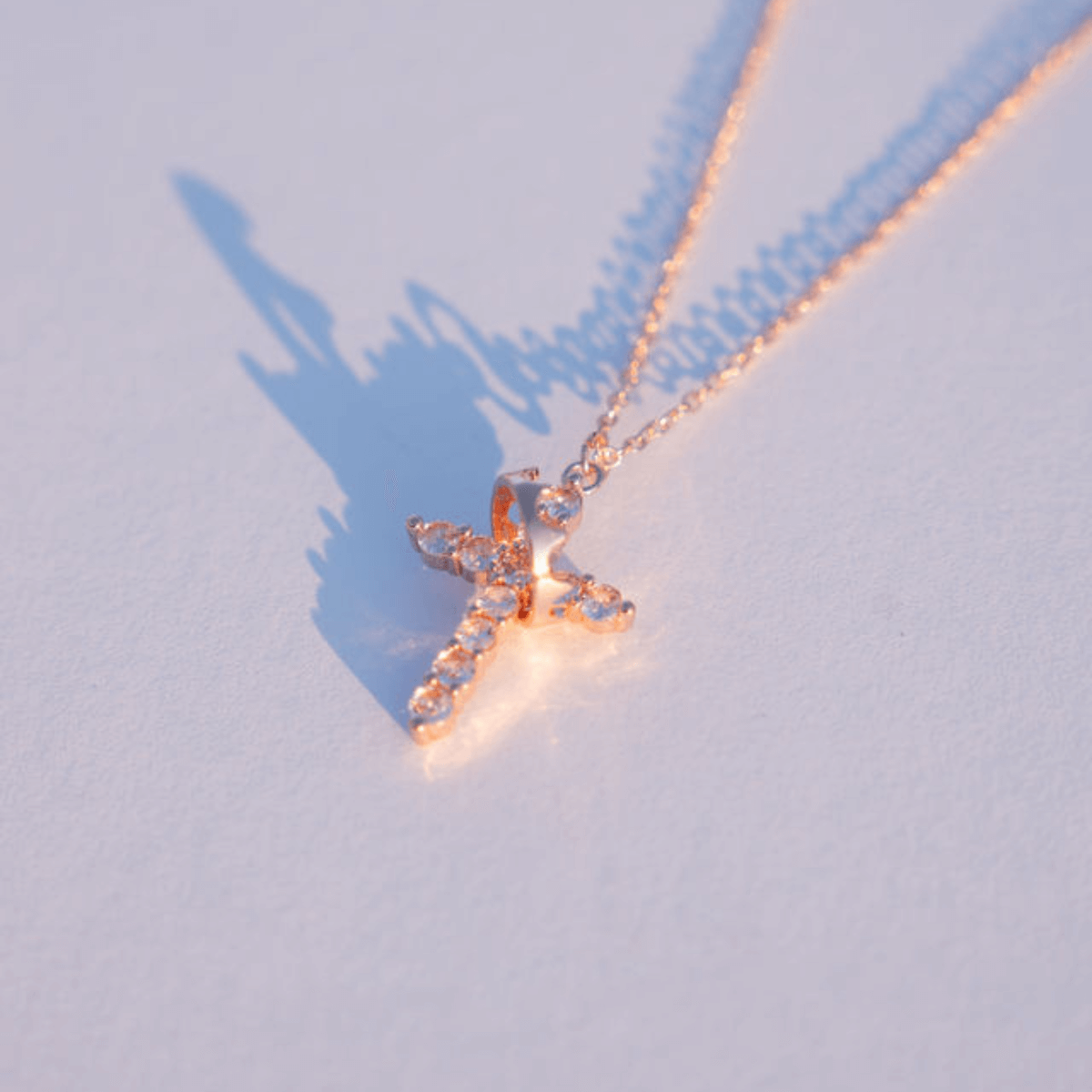 Crown Cross Faith Necklace