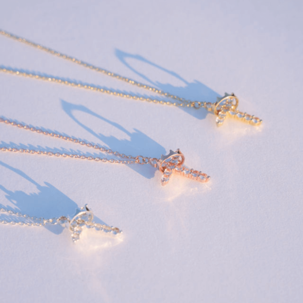 Crown Cross Faith Necklace