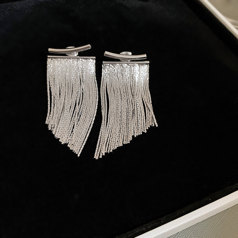 All-match Earrings Diamond Tassel Earrings