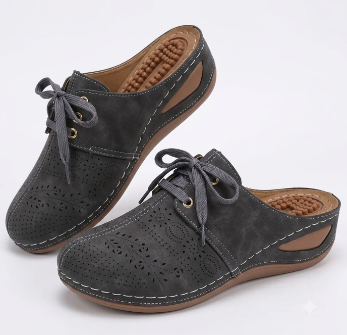 Women's Hollow Wedge Mules