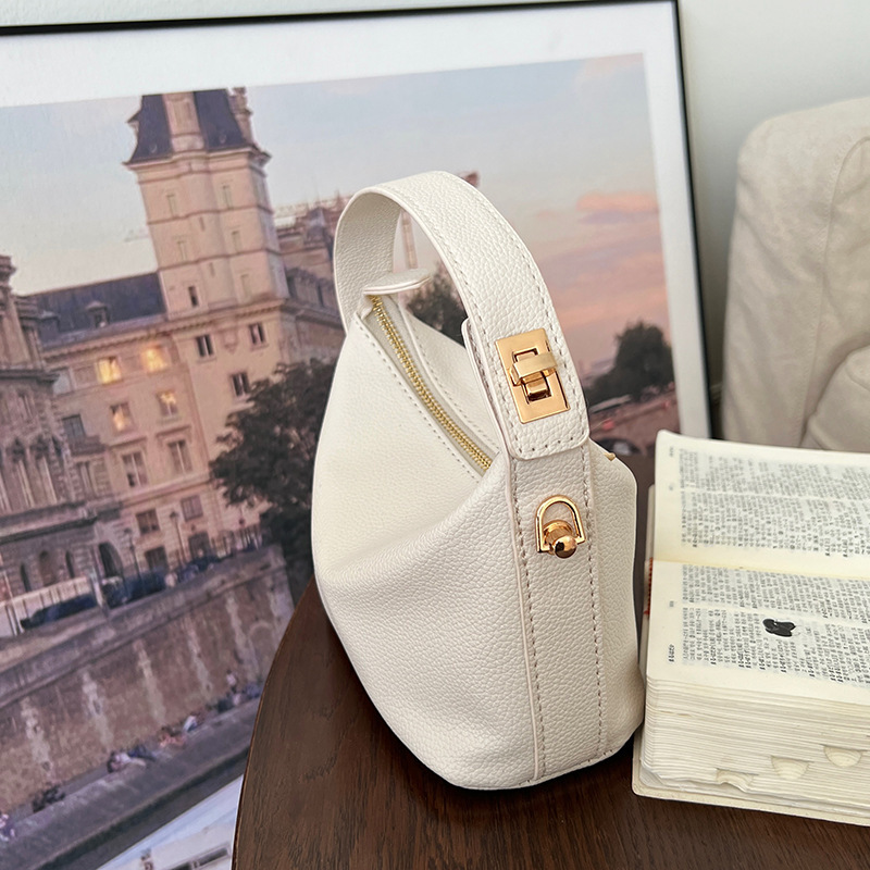 Casual Small Square Cloud Leather Bag