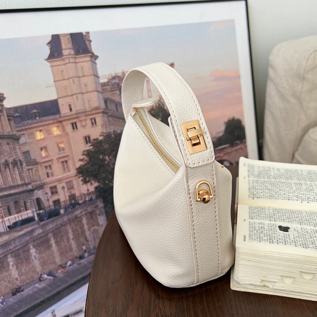 Casual Small Square Cloud Leather Bag