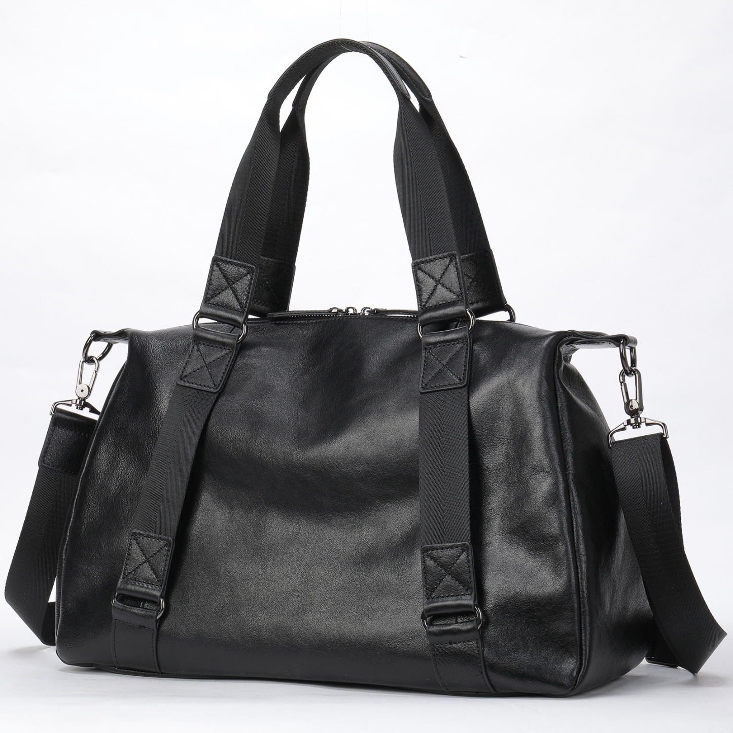 Men's Leather Travel Large Capacity Luggage Bag