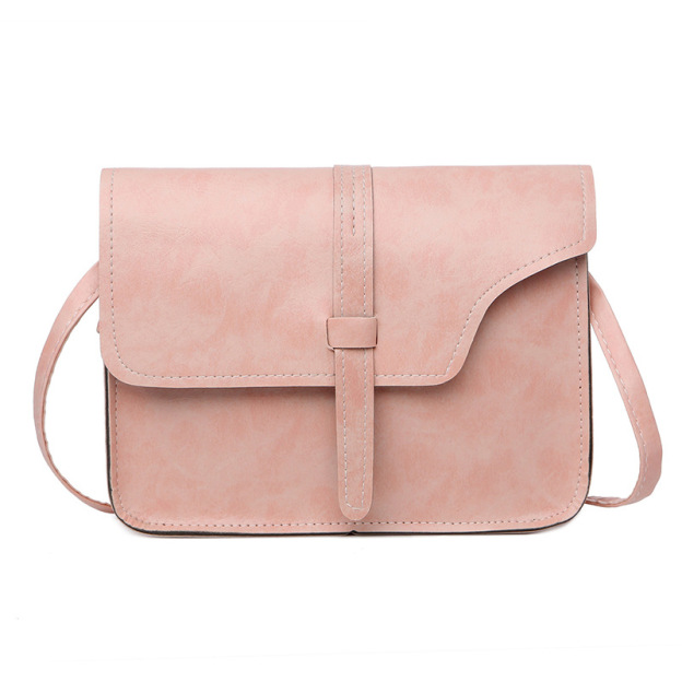 Simple Retro Small Square Drawstring Bag