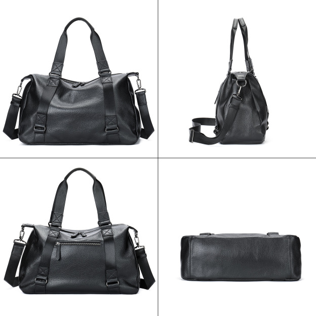 Men's Leather Travel Large Capacity Luggage Bag