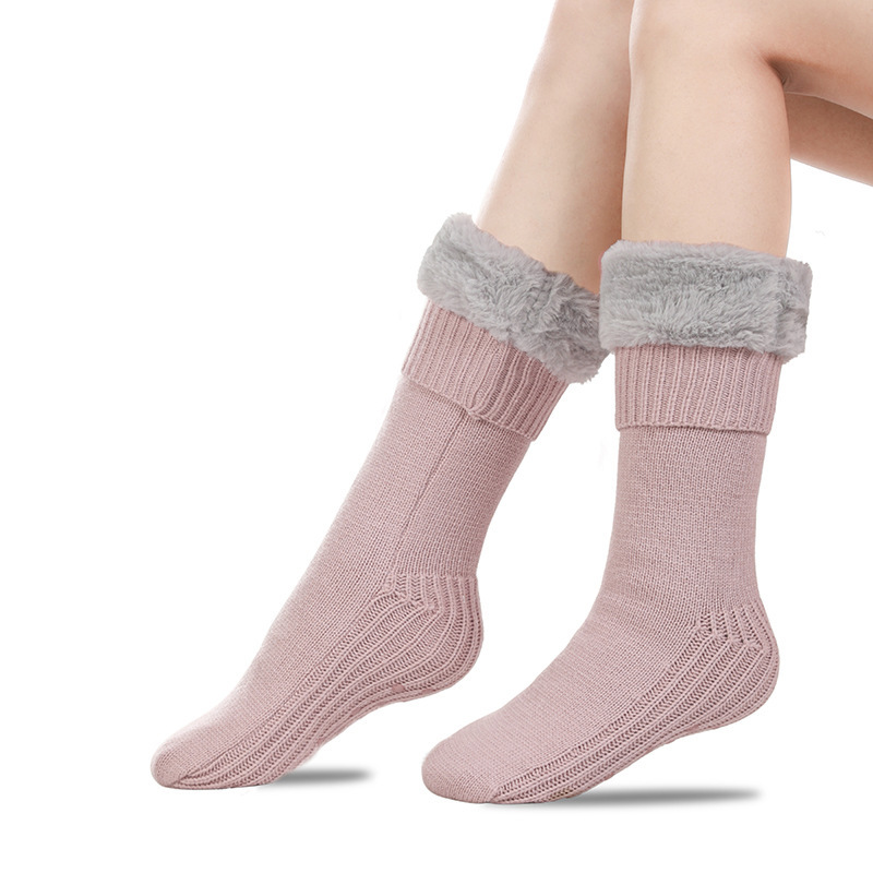 [Copy]🔥Early Christmas SALE🔥Ultra-thick Cashmere Slipper Home Socks-conventional