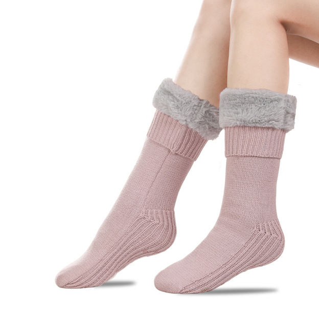 [Copy]🔥Early Christmas SALE🔥Ultra-thick Cashmere Slipper Home Socks-conventional