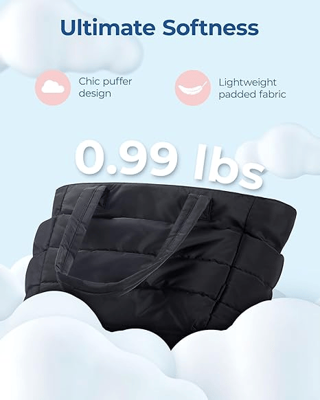 🎁Last Day 56% OFF-👜Lightweight Puffy Tote Bag